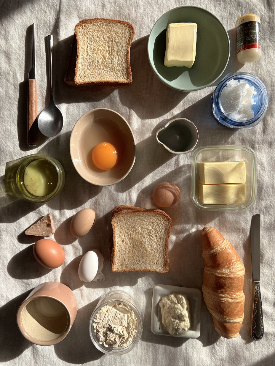 Ingredients for Protein French Toast Recipe High Protein Morning Meal