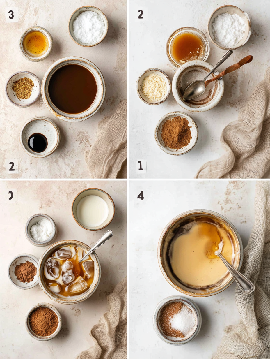 Step by step instructions for Easy Iced Coffee Recipe at Home