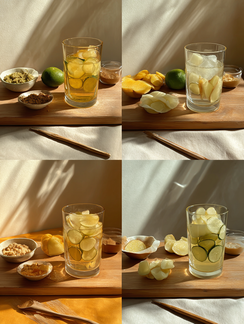 Steps for Guava Mint Mocktail Recipe Tropical Fresh Drink