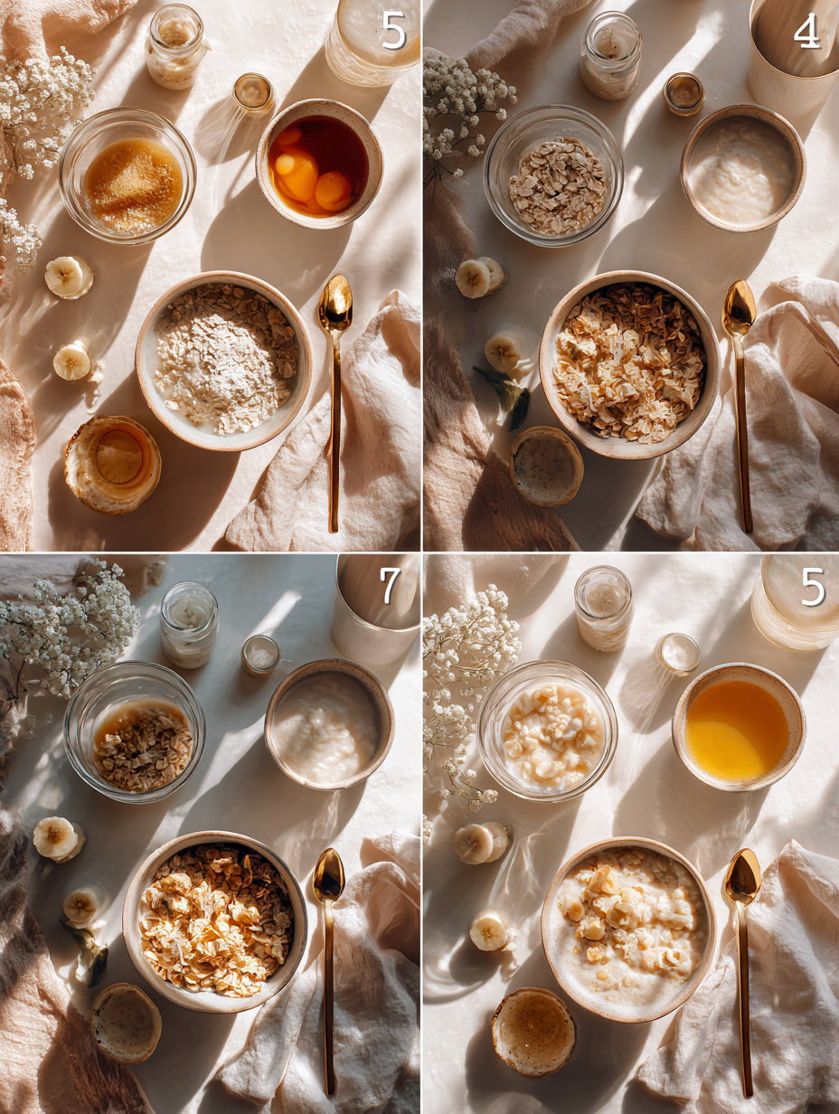 Step by step instructions for Creamy Banana Oat Smoothie A Delicious and Nutritious Breakf