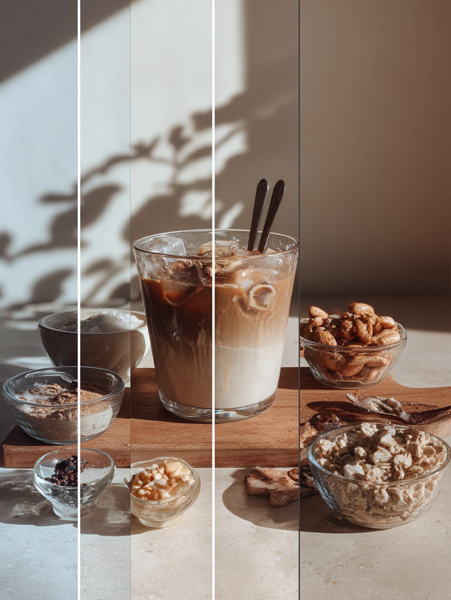 Steps for Iced Peppermint Mocha Recipe Holiday Coffee Drink