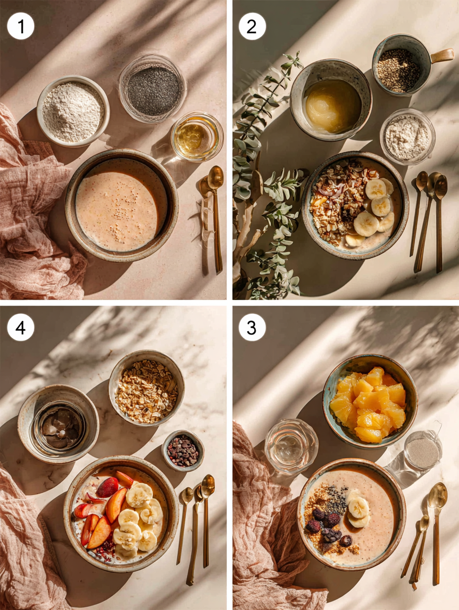 Step by step instructions for Peach Smoothie Delight A Refreshing Summer Treat