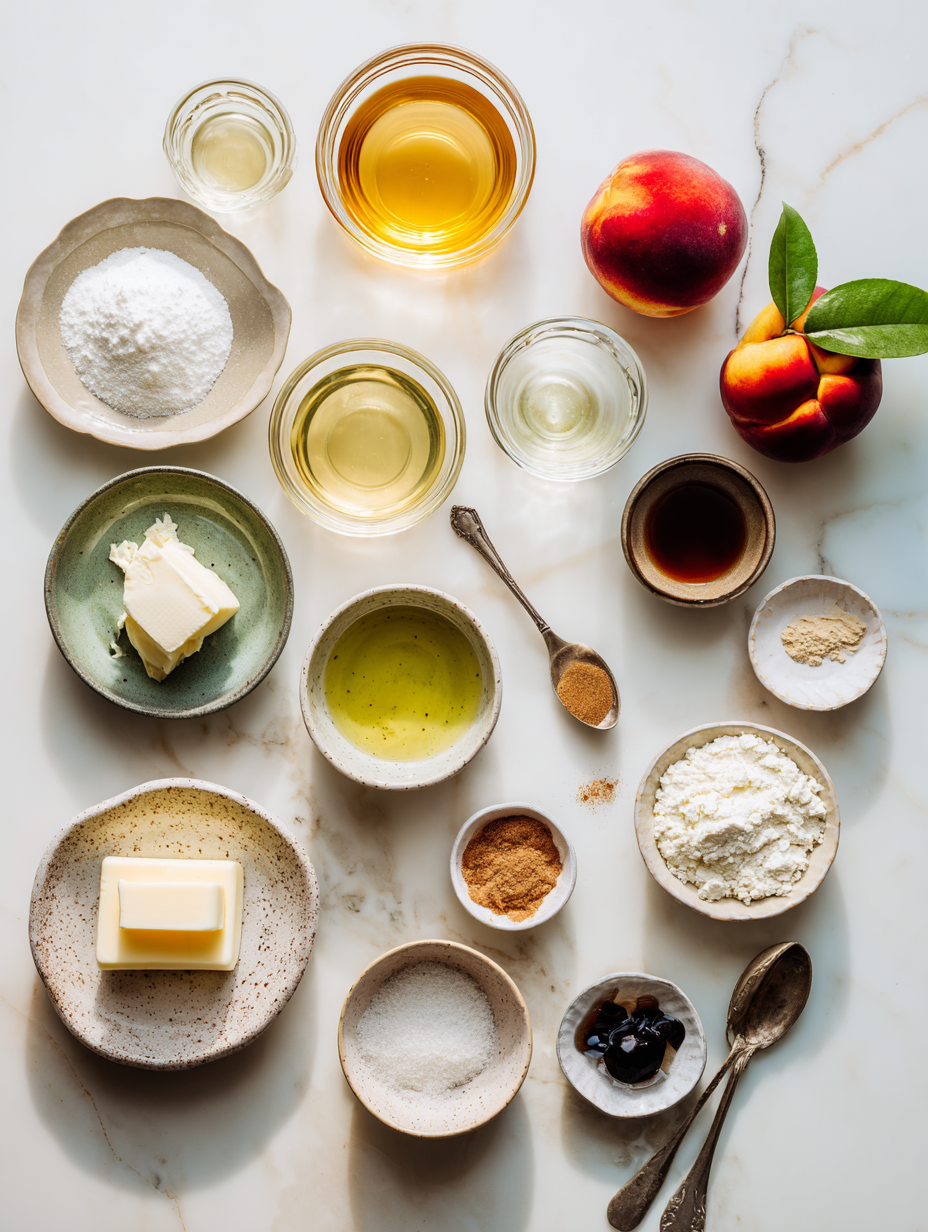 Ingredients for Indulge in the Refreshing Peach Iced Tea Magic