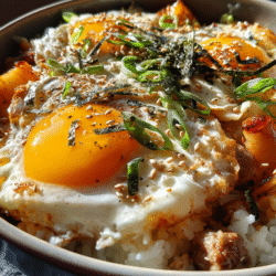 Savory Oatmeal Bowl Recipe Korean Style Breakfast