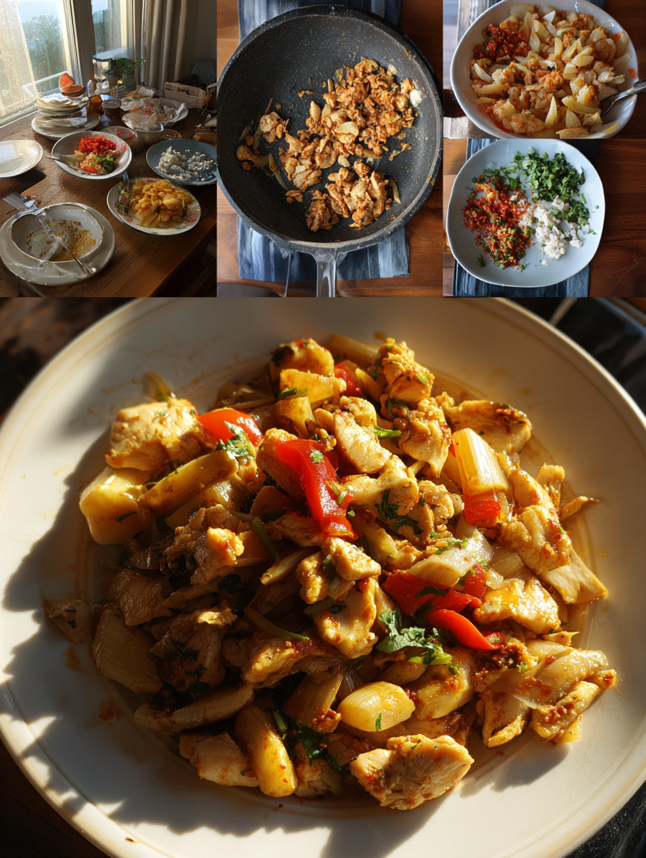 Steps for Mediterranean Chicken Stir-Fry Quick 20-Minute Meal