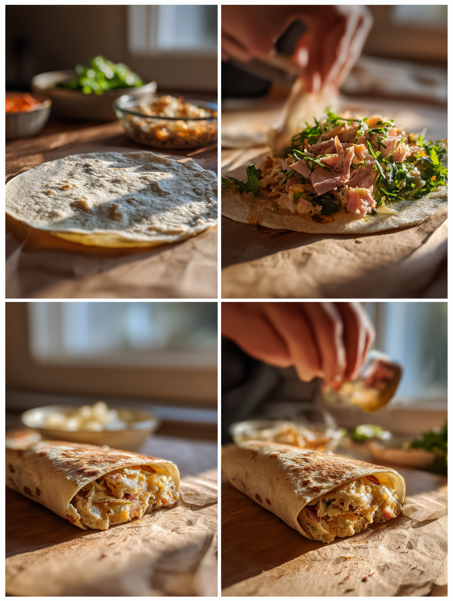 Steps for French Dip Tortilla Roll Ups 36g Protein Per Serving