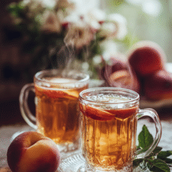Indulge in the Refreshing Peach Iced Tea Magic