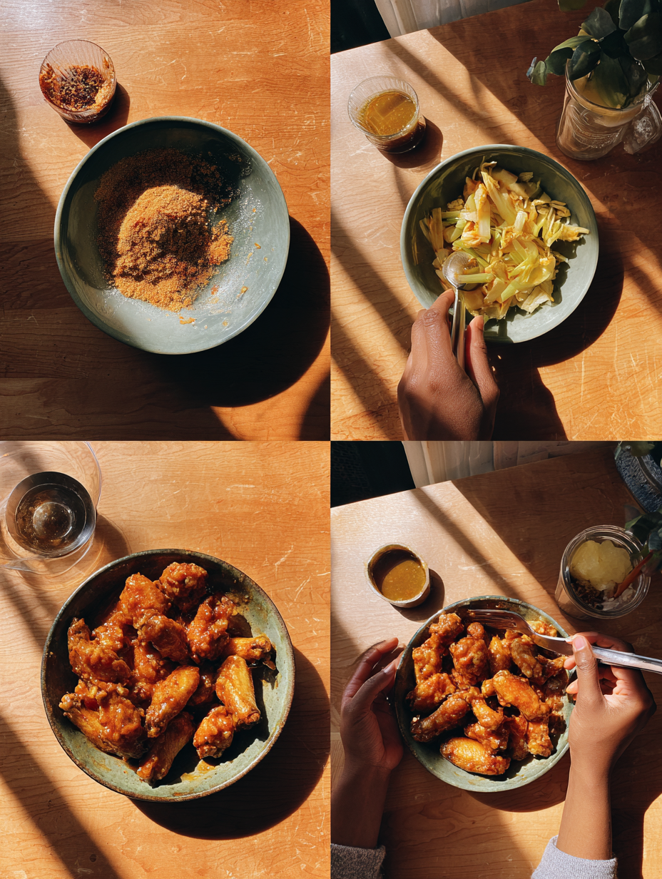 Steps for Ultra-Crispy Buffalo Chicken Wings
