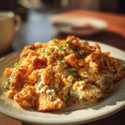 High Protein Chicken Street Corn Salad Fresh Creamy