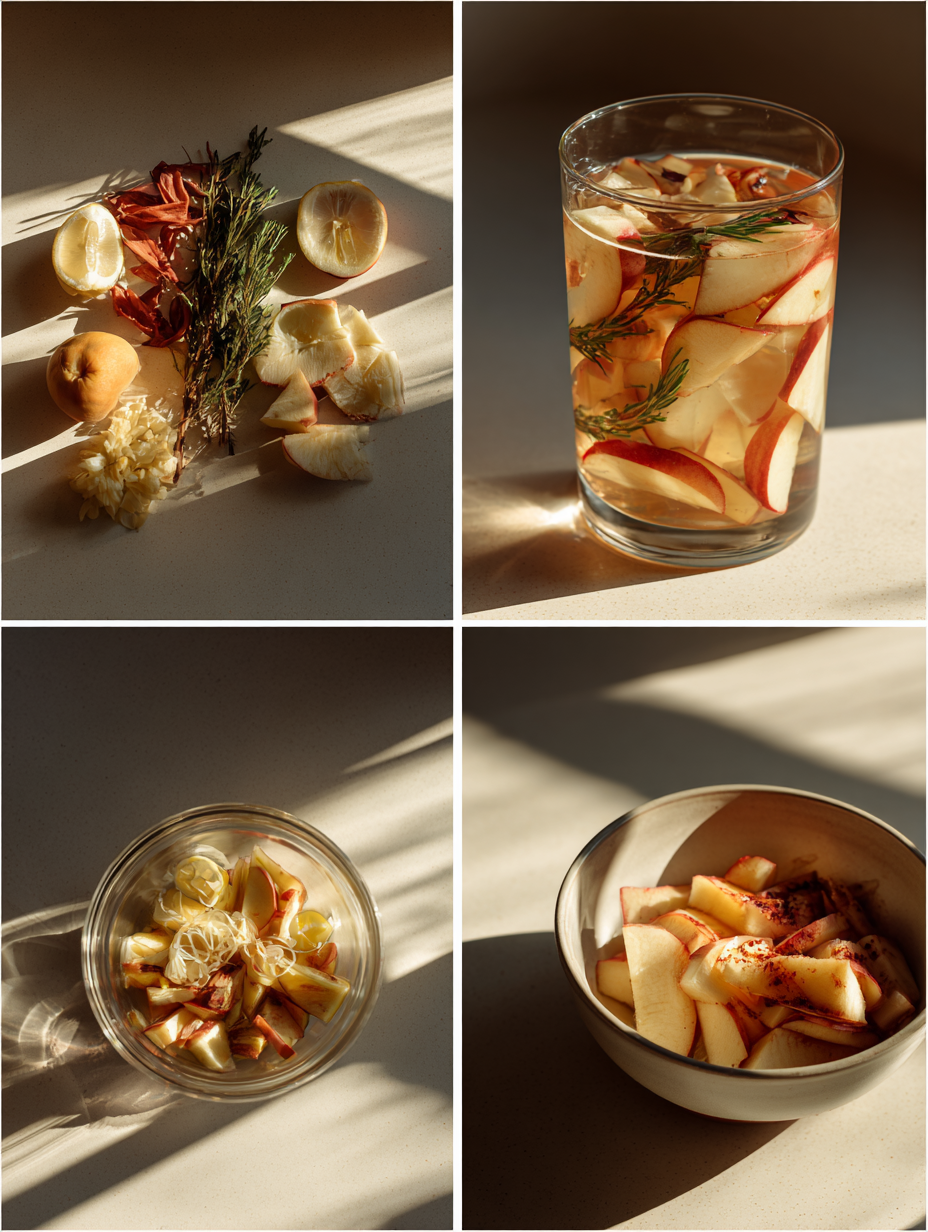 Steps for Peach Detox Water Recipe Healthy Infused Drink