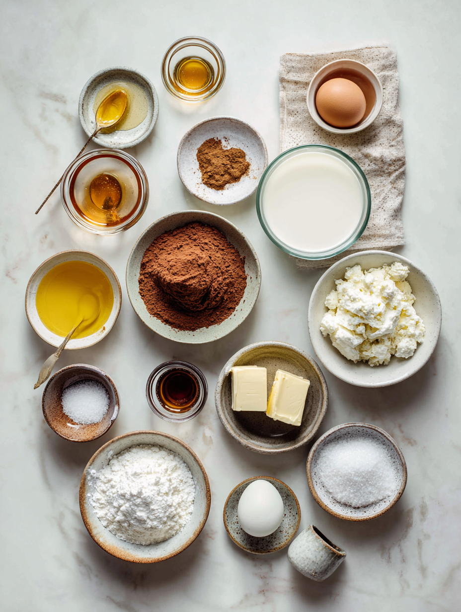 Ingredients for Energizing Chocolate Protein Smoothie A Deliciously Nutritio