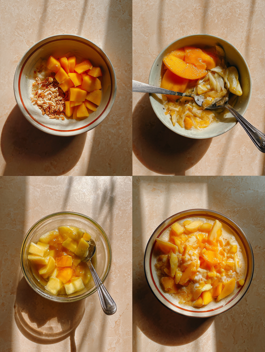 Steps for Mango Slushie Recipe A Tropical Escape in a Glass