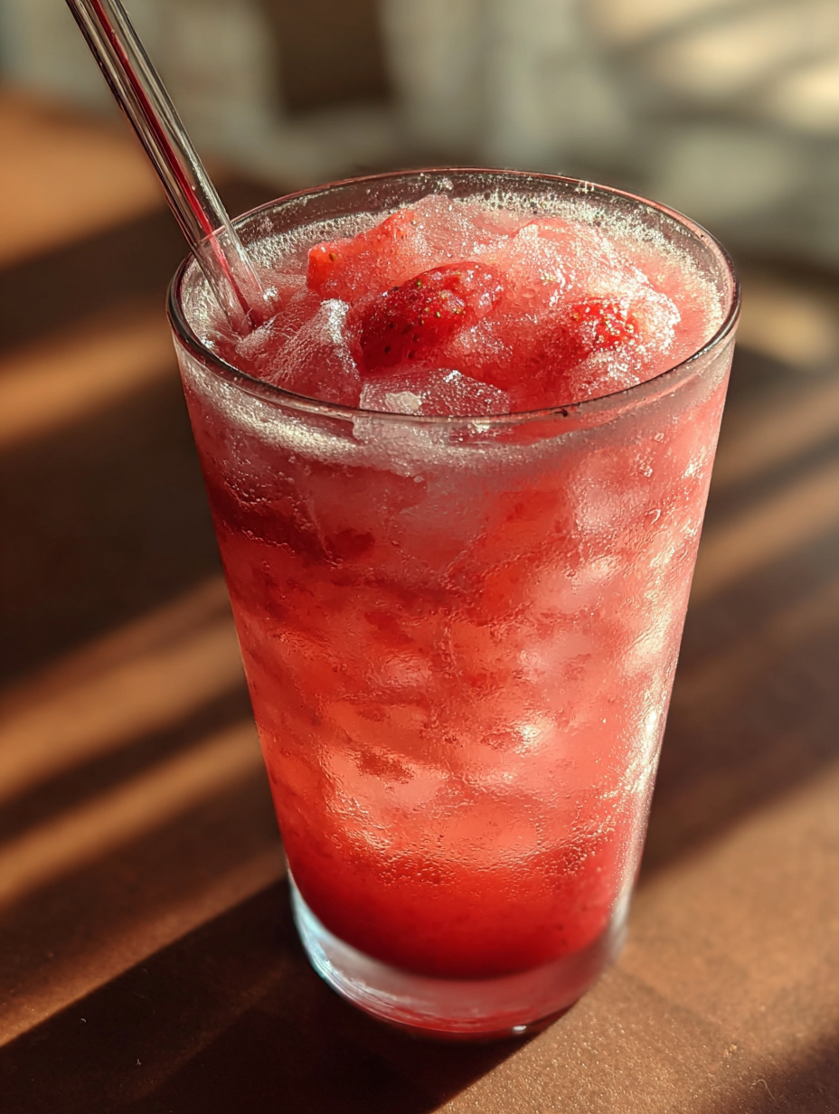Strawberry Slushie Recipe A Refreshing Frozen Delight for Su