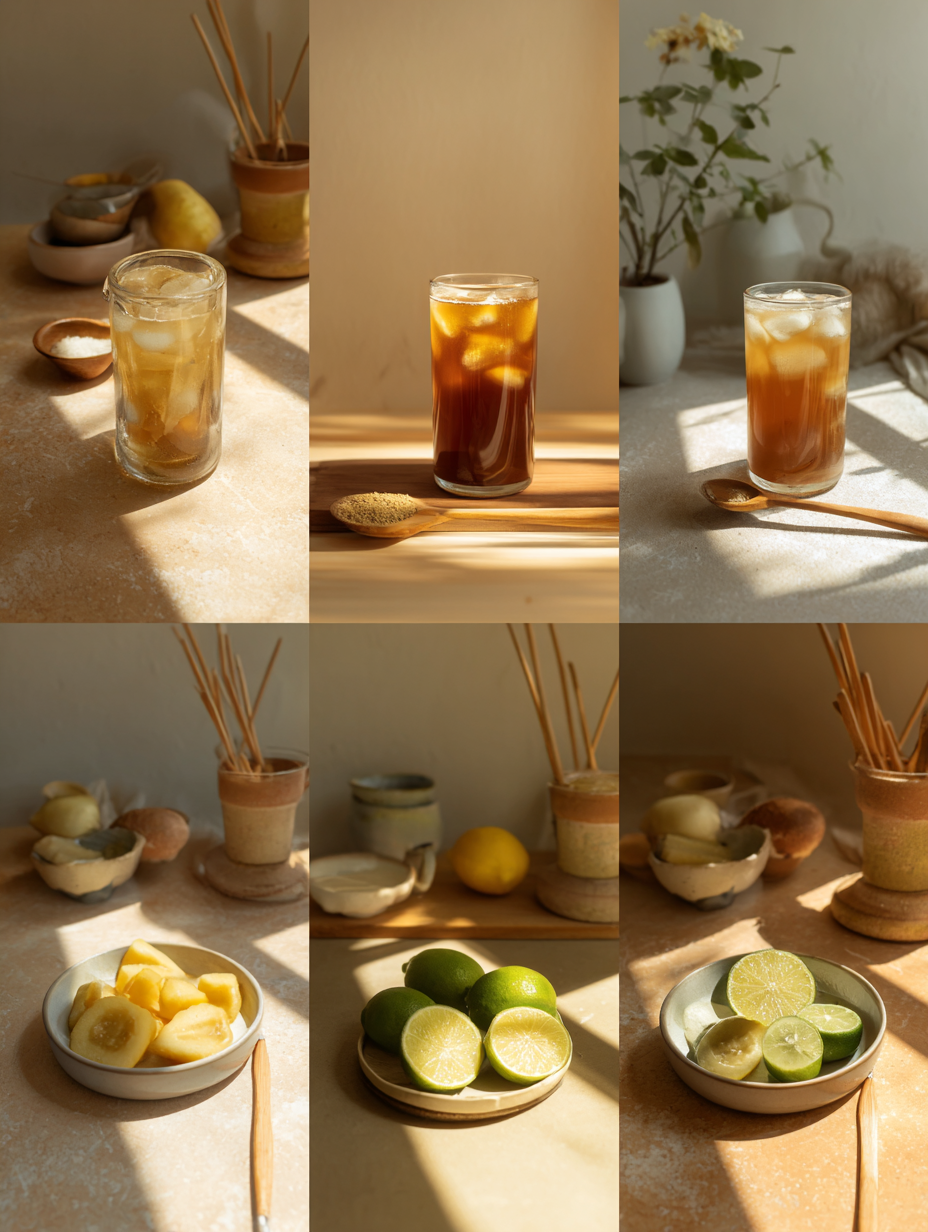 Steps for Vanilla Iced Tea Recipe A Sweet Cold Drink to Beat the Heat