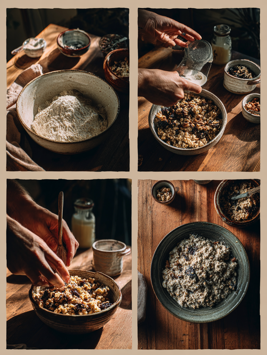 Steps for High Protein Overnight Oats Recipe Meal Prep Breakfast