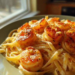 Fiery Cajun Shrimp Cream Linguine