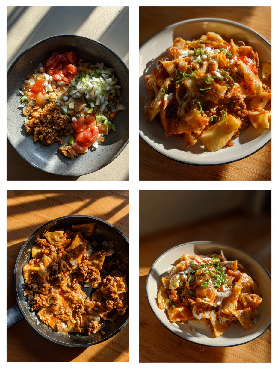 Steps for Ground Beef Enchilada Skillet Family Friendly Comfort Meal