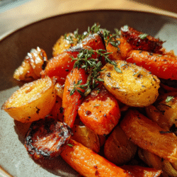 Caramelized Honey-Glazed Roasted Vegetables
