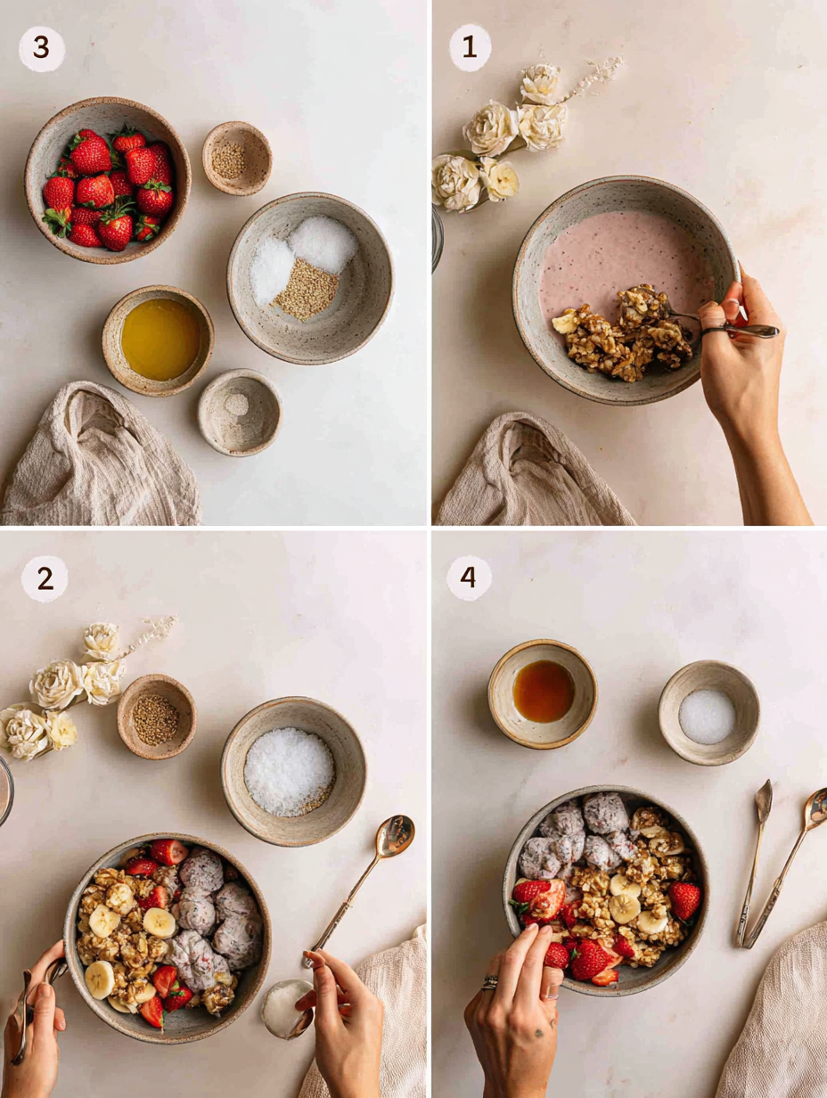 Step by step instructions for Why This Strawberry Banana Smoothie Recipe Will Be Your New