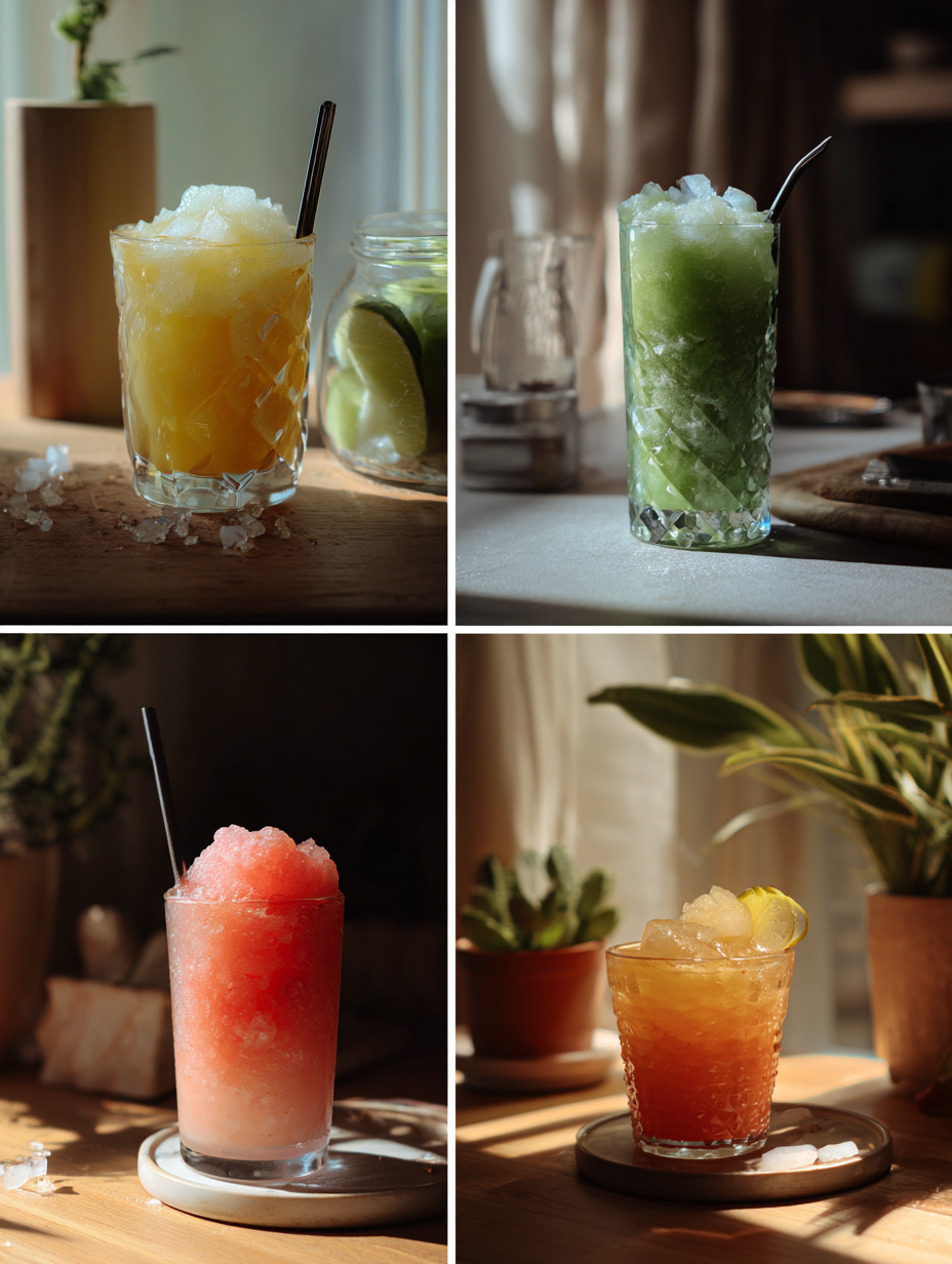 Steps for Guava Lemonade Slushie Recipe Tropical Frozen Drink